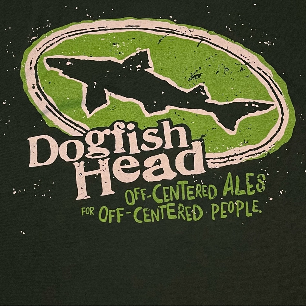 Dogfish Head Craft Brewed Ales Beer Green Cotton T-Shirt XS - Picture 2 of 7